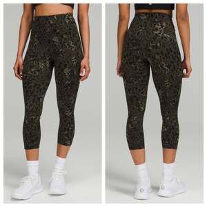 Lululemon High-Rise Legging Tight 25" - Intertwined Camo Olive 18 1XL